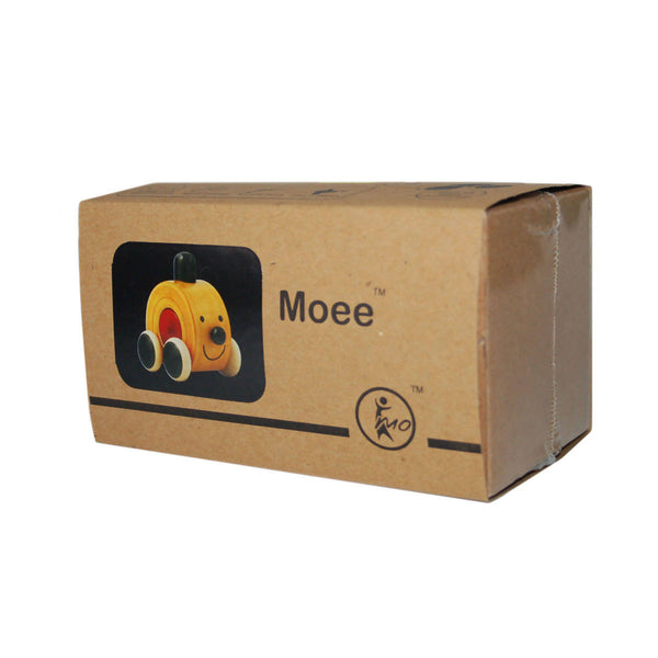 Wooden Moee Push Toy for Kids | BPA Free | Natural Dye