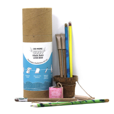 Stationary Kit | Seed Pens & Pencils | DIY Kit | Set of 7