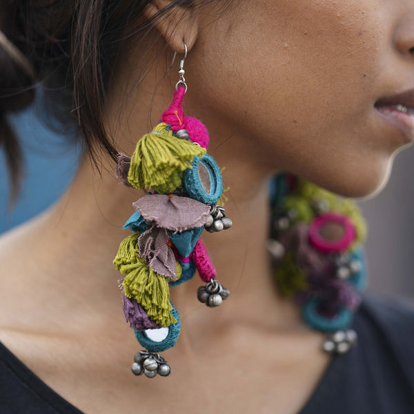 Buy Multicolor Handcrafted Earrings Online at Jayporecom