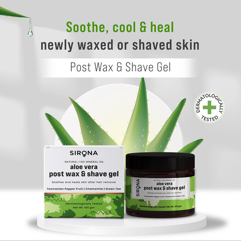 After Shave Gel | Natural & Mineral Oil Free Formula | 100 g