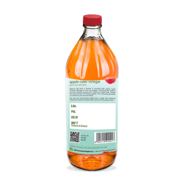 Bagrry's Apple Cider Vinegar | Raw, Unfiltered & Unpasteurized | 500 ml