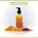 Hemp Face Wash | Saffron and Turmeric | 200 ml