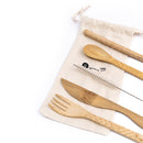 Bamboo Wood Cutlery Set