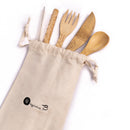 Bamboo Wood Cutlery Set