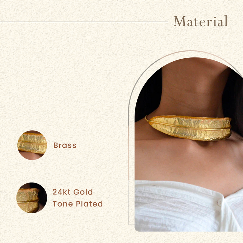 Brass Jewellery | Necklace | Gold Toned