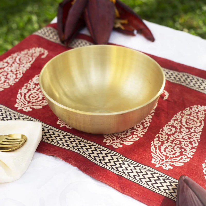 Kansa Serving Bowl | Gold