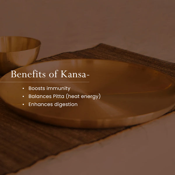 Bronze Utensils | Kansa Thali | 10.5 Inches