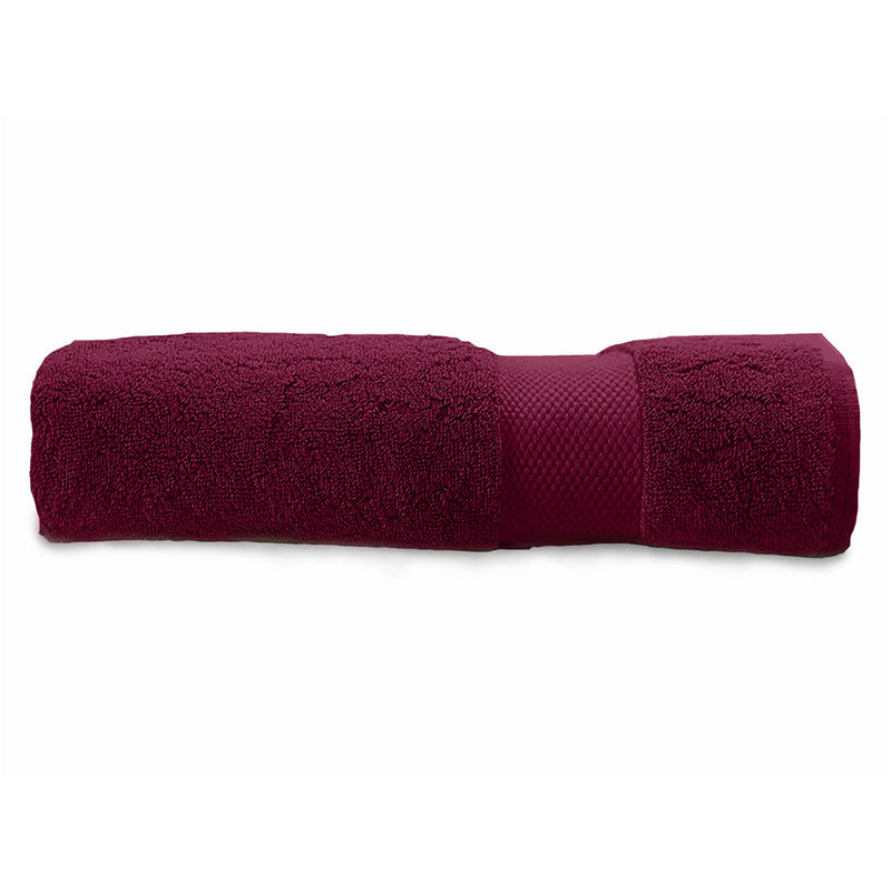 Organic Cotton Bath Towel| Burgundy