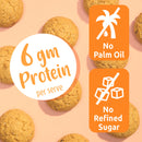 Butter Garlic Protein Mini Cookies Biscuit | 150 g | Pack of 2