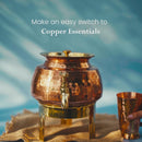 Copper Bottle | Hammered | 1 Litre