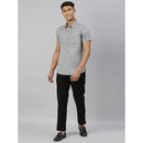 Pure Hemp Slim Fit Casual Shirt | Black