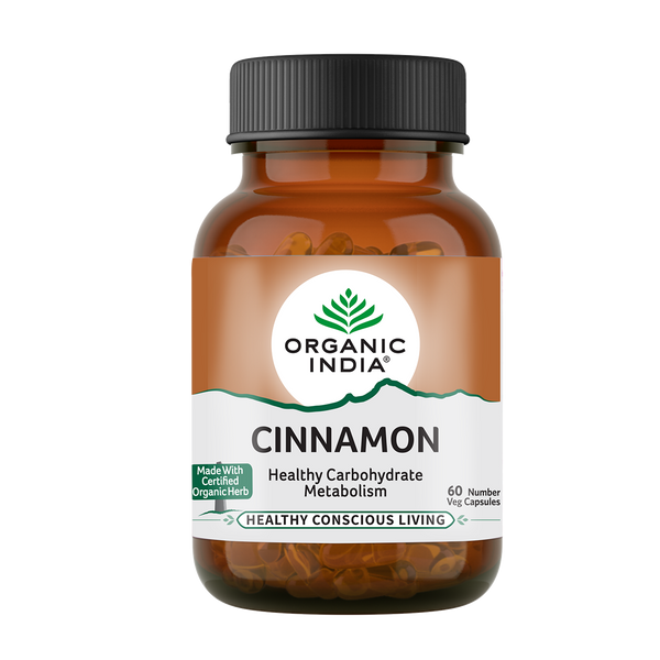 Organic India | Cinnamon | 60 Capsules | Improve digestion