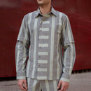 Pure Cotton Shirt | Detachable Sleeves | Grey