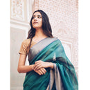 Festive Wear | Maheshwari Cotton Silk Saree | Green