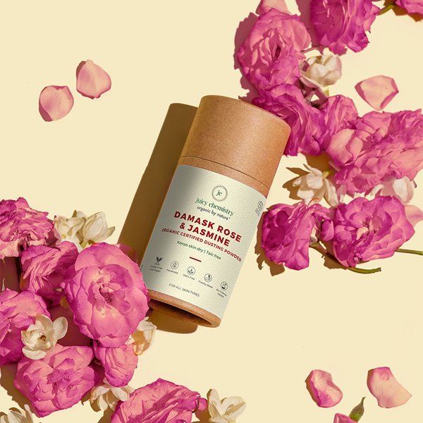 Dusting Powder | Damask Rose & Jasmine | Skin Dry & Cool | 35 g