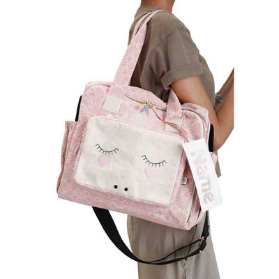 Organic Canvas Baby Bag | Unicorn | Pink