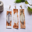 Eco Printed Bookmarks - Set of 3