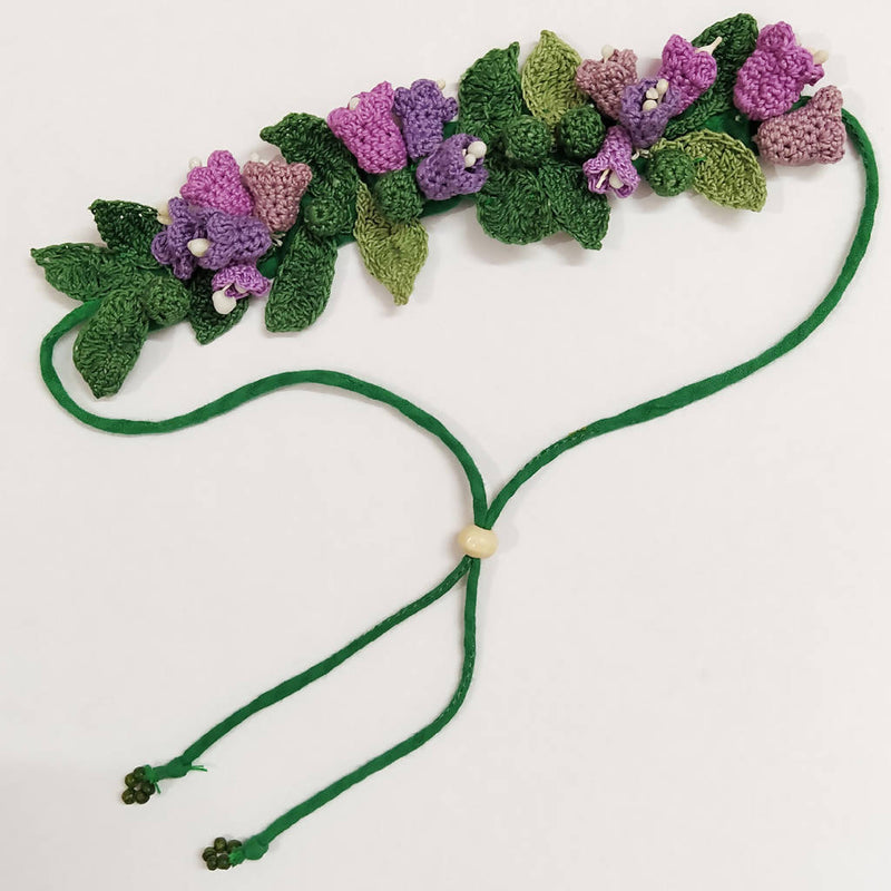 Eco Friendly Blue Bell Crochet Hair String