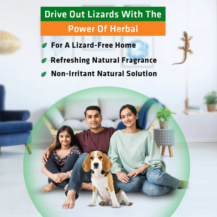 Herbal Lizard Repellent | Non Irritant Natural Solution | 500 ml