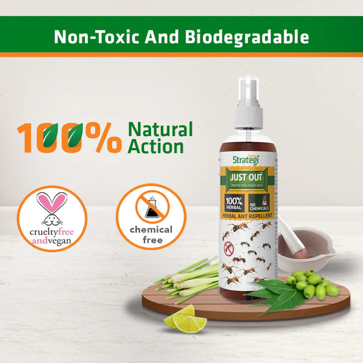 Herbal Ant Repellent | Non-Irritant Solution | 200 ml