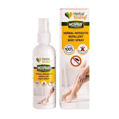 Natural Mosquito Repellent Body Spray | Herbal Extracts | 100 ml