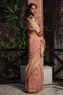 Maheshwari Silk  Saree | Pink