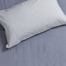 Organic Cotton Sheets with Reversible Pillowcases | Slate | Set of 2