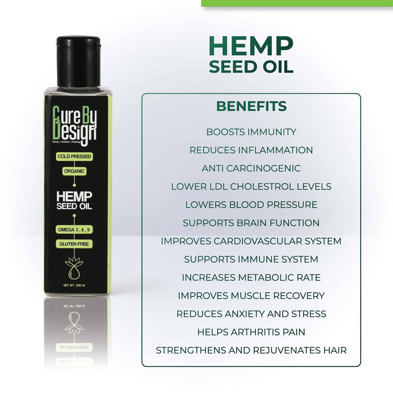 Hemp Seed Oil | Plant Based | 200 ml