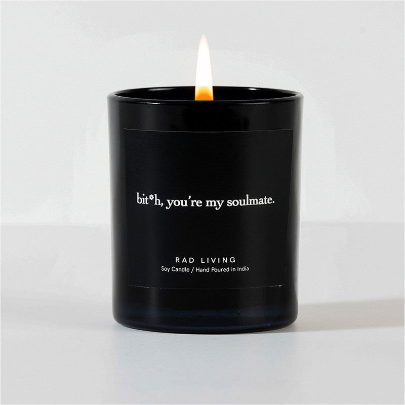 Soy Wax Scented Candle | Boujee Leather