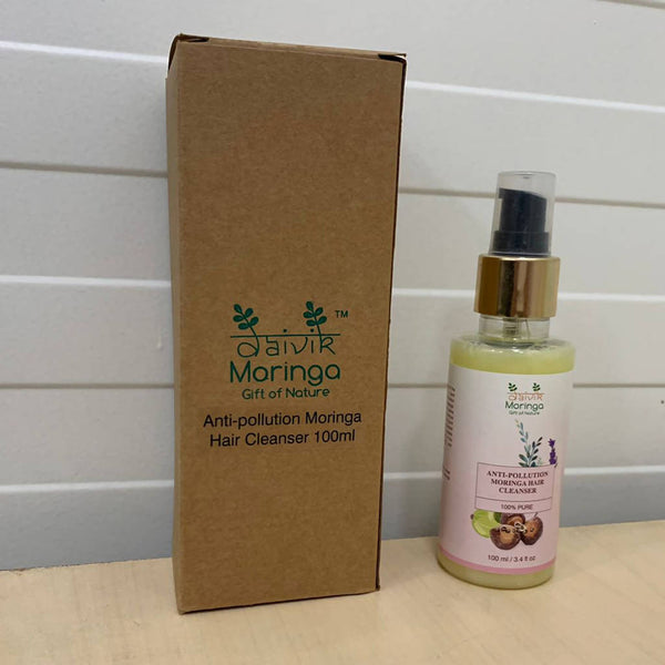 Hair Cleanser | 100% Pure Anti Pollution Moringa | 100 ml.