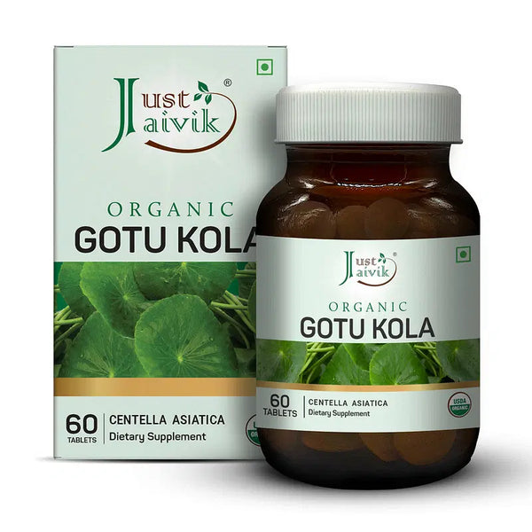 Organic Gotu Kola Tablets | Dietary Supplement | 60 Tabs