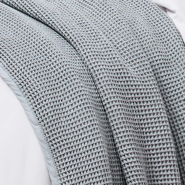 Organic Cotton Blanket Double | Light Grey