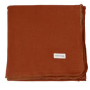 100% Organic Cotton Rib Baby Blanket | Brown