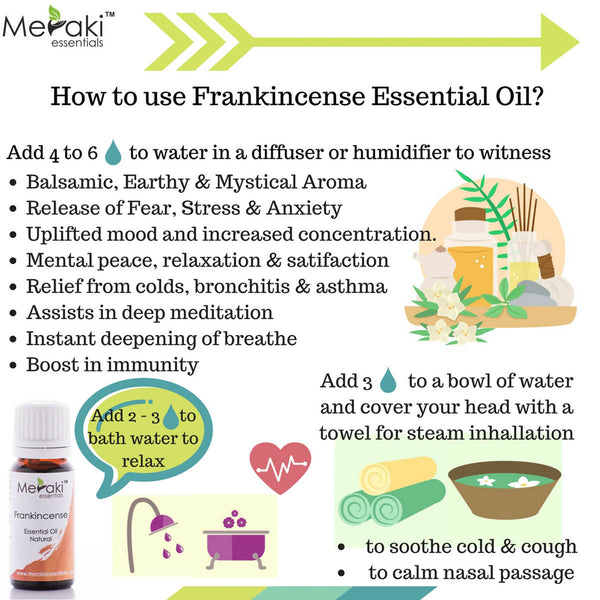 Frankincense Essential Oil | 10 ml | Pure and Natural.