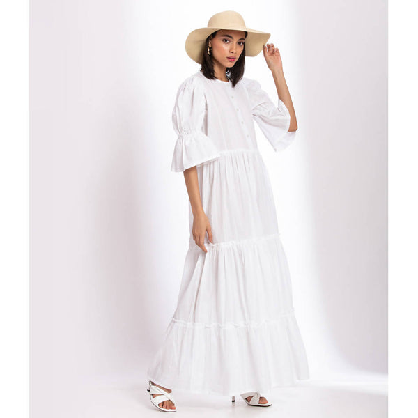 Dress for Women | Cotton Dress | White