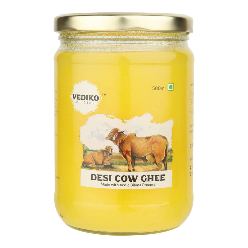 A2 Cow Ghee | Processed with Vedic Bilona | 500 ml