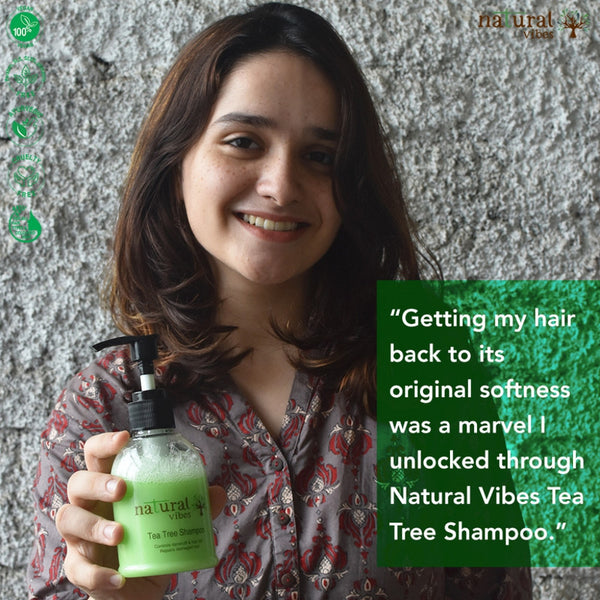 Tea Tree Shampoo | Controls Dandruff & Hairfall | 150 ml