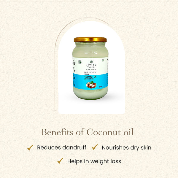 Virgin Coconut Oil | Cold Pressed Coconut Oil | 500 ml