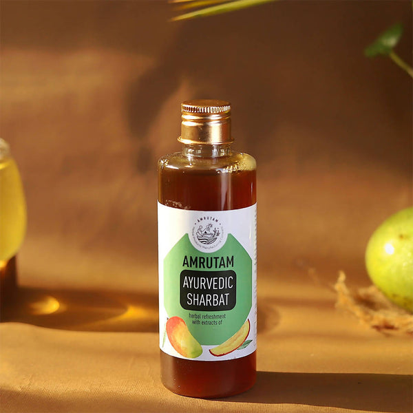 Amrutam Ayurvedic Sharbat with Extracts of Kacha Aam | 200 ml