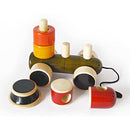 Wooden Channapatna Engine Push Toy for Kids | BPA Free