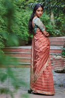 Festive Wear | Maheshwari Silk Saree | Pink