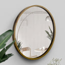 Bamboo Round Large Mirror | Yellow