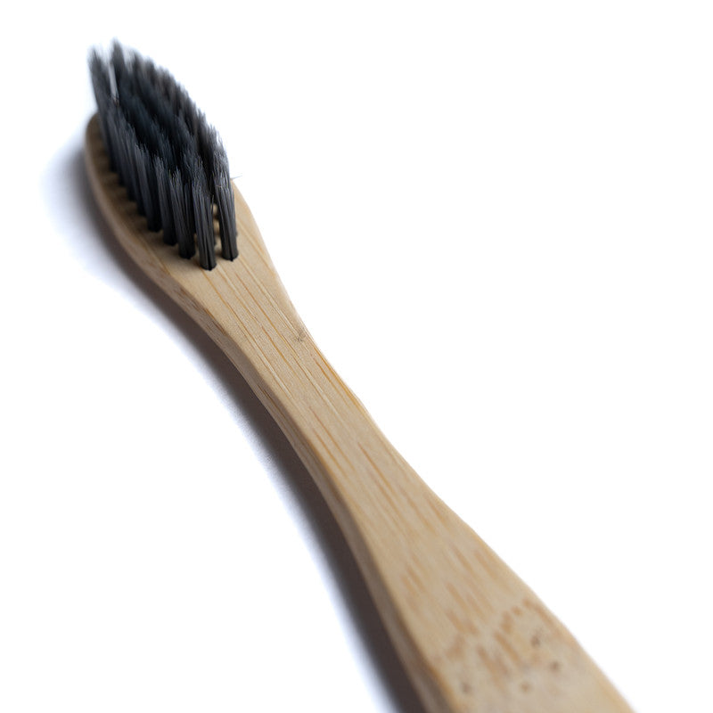 Bamboo Toothbrush | Charcoal Bristles | Zero Waste | Set of 4