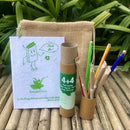 Jute Bag Collection: 1 Seed Diary, 4+4 Seed Pen and Pencil Combo