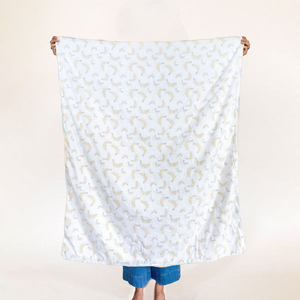 Cotton Muslin Dohar for Baby | Banana Print