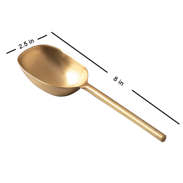 Stainless Steel Gold Ice Cube Picker.