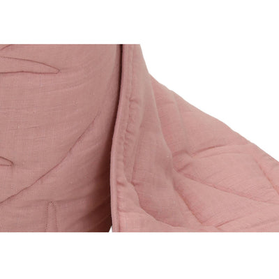 100% Organic Cotton Quilted Cot Bumper for Kids | Blush Pink