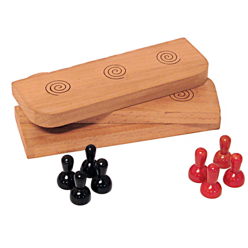 Handcrafted Wooden Six Men's Morris Game