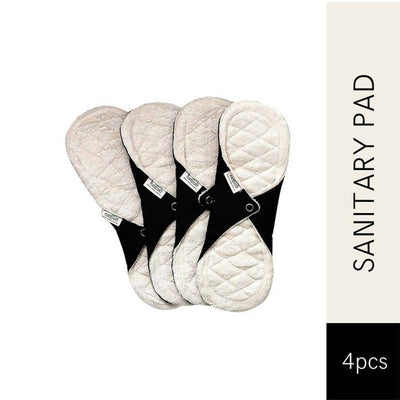 Cotton Sanitary Cloth Pads | Reusable | Pack of 4