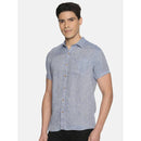 Pure Hemp Slim Fit Casual Shirt | Blue